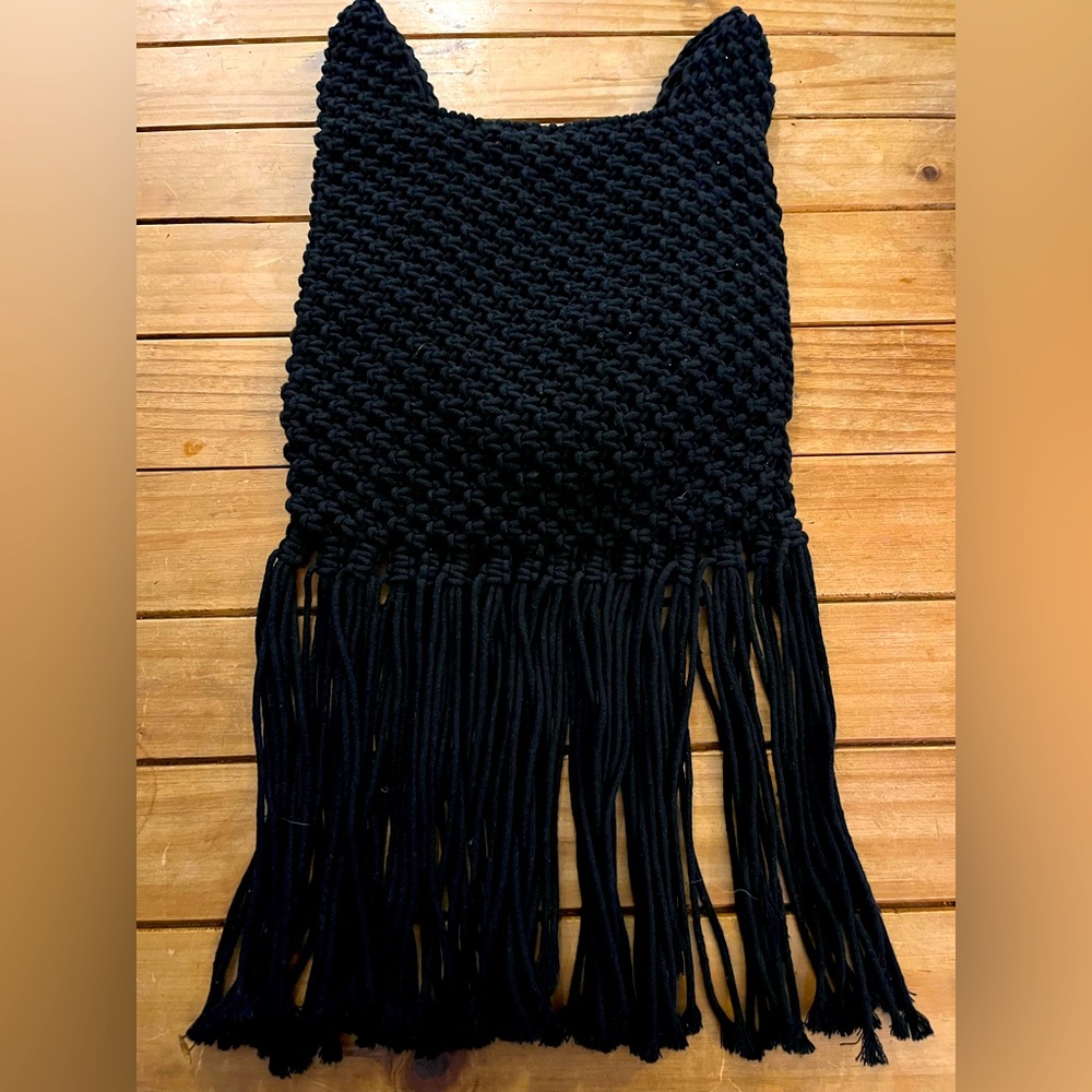 Macramé boho crossbody